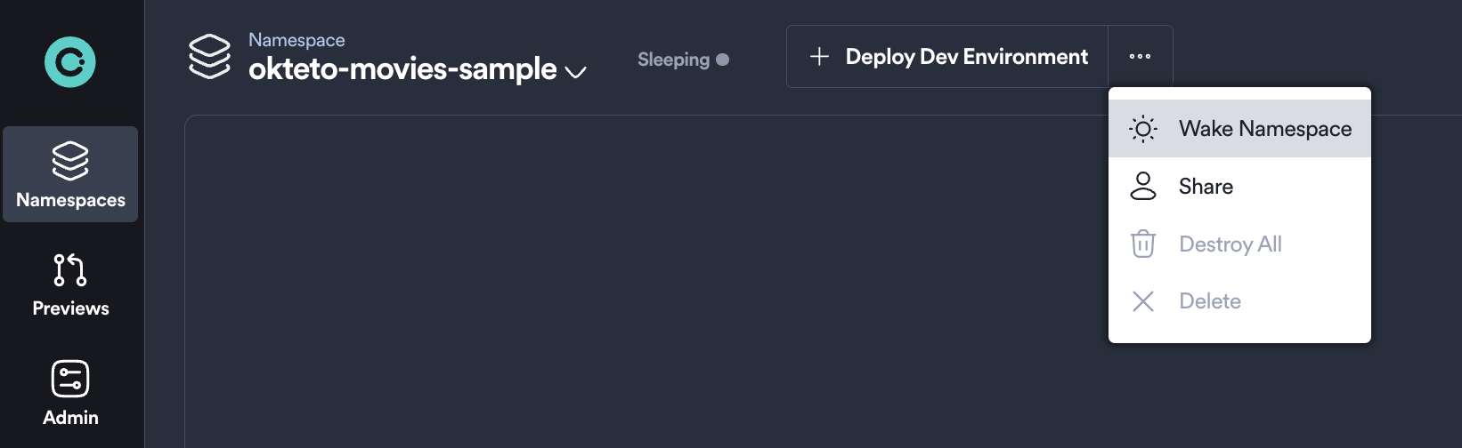 wake a sleeping resource